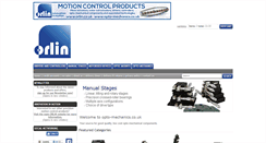 Desktop Screenshot of opto-mechanics.co.uk